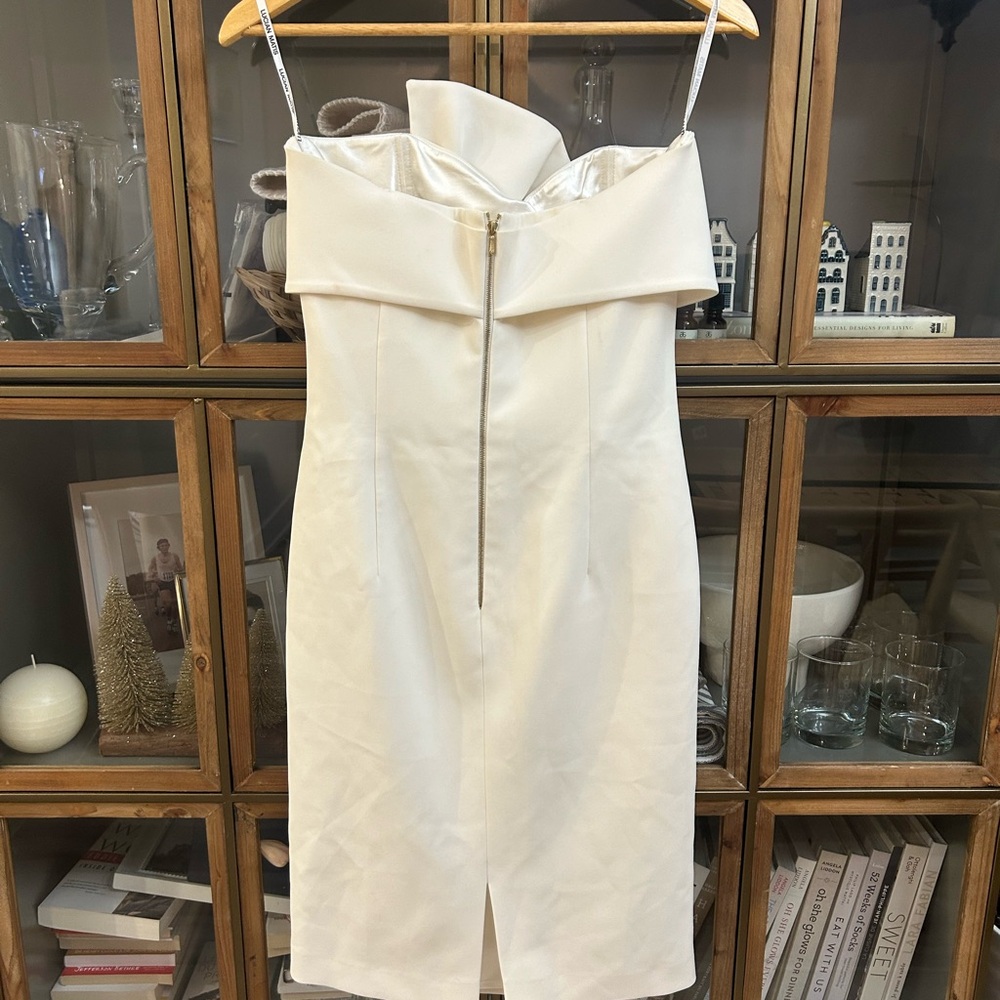 Lucian Matis Cream Bow Dress - Picture 6 of 11